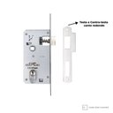 Ver imagem 3 de Fechadura Pado Concept 407 Cromado Canto Redondo 40mm Externa Yale