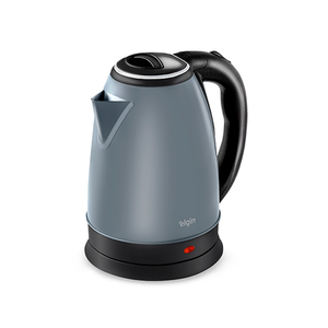 Chaleira Elétrica Inox Lunar 1,8 Litros Elgin Garrafa sem Fio 127v Cinza