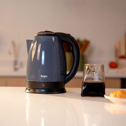 Chaleira Elétrica Inox Lunar 1,8 Litros Elgin Garrafa sem Fio 127v Cinza - 5