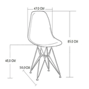 Ver imagem 6 de Mesa Industrial Base Ferro Preto em V Tampo 137x90 Branco 4 Cadeiras Assento Preto Ferro Branco