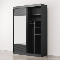 Guarda-Roupa 2 Portas de Correr com 1 Espelho Samambaia CabeCasa MadeiraMadeira - 10
