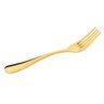 Kit com 12 Garfos de Mesa Elite Glamour Dourado Gourmet Mix - 2