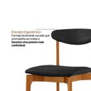 Ver imagem 7 de Conjunto de Mesa de Jantar Retangular em Madeira Maciça com Vidro e 8 Cadeiras Genova Monaco Yescasa