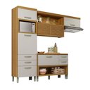 Ver imagem 1 de Cozinha 3 Peças Mdf Princesa Nesher Freijó-off White