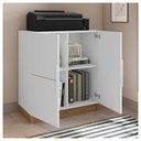 Ver imagem 6 de Kit Conjunto Escritório 4 Peças Cubic Branco Caemmun