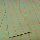 Ver imagem 1 de 50  Placas Ripadas Verde 45/11cm MDF
