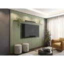 Ver imagem 2 de 50  Placas Ripadas Verde 45/11cm MDF