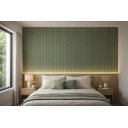 Ver imagem 3 de 50  Placas Ripadas Verde 45/11cm MDF