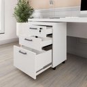 Ver imagem 3 de Gaveteiro Organizador 2 Gavetas e Espaço P/ Pastas F5 Office