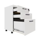 Ver imagem 7 de Gaveteiro Organizador 2 Gavetas e Espaço P/ Pastas F5 Office