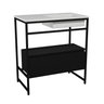 Gabinete Para Banheiro Iron Black Com Gaveteiro 80Cmx45Cm - 2