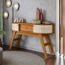 Ver imagem 2 de Aparador Estoril 136cm 306130 Naturale Off White Madetec