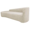 Ver imagem 4 de Kit Sofá Curvo França 200cm L.e e 2 Poltronas Luiza Max Conforto, Bouclé Bege