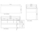 Ver imagem 3 de Gabinete para Banheiro 120cm Estilo Industrial Iron Rustico