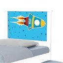Ver imagem 5 de Bi Cama Juvenil Zap com Cabeceira Foguete Espacial