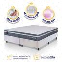 Ver imagem 4 de Conjunto Box Branco Cairo Cinza Molas Ensacadas Queen 158x198x64 - King House