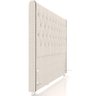 Cabeceira Cama Box King 195cm Estofada Frizza P05 Linho Creme - Lyam Decor - 7