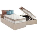 Ver imagem 1 de Cama Box Baú Solteiro: Colchão Molas Ensacadas D Angelis Anjos Superlastic King Best + Base Crc