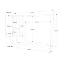 Ver imagem 2 de Espelheira p/Banheiro 77x54cm Legno 850 