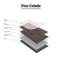 Ver imagem 5 de Piso Vinilico Colado Régua Cities 2mm Casa Grassi Lyon