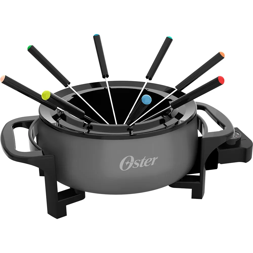 Panela Elétrica para Fondue Cinza - OFND100 - Oster:220V