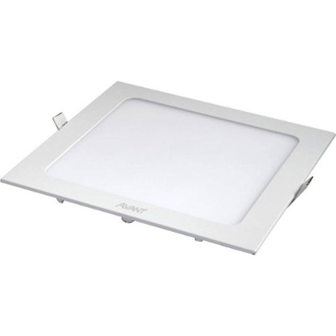 Painel Plafon Led 24w Embutir Quadrado Frio Bivolt 30x30 Cm