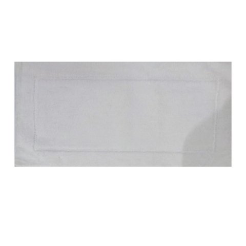 Tapete Passadeira Athenas Rozac 50x 100 Cm Antiderrapante - Branco