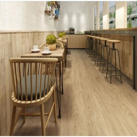 Piso Vinílico Cliado Régua 2mmx18,4cmx122,1cm Cities 4,49m²