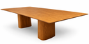 Ver imagem 2 de Mesa de Jantar Retangular Duo Cone 260x135cm em Freijó