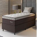 Ver imagem 1 de Conjunto Cama Box Solteiro Com Molas Ensacadas 88x188x69cm Yescasa