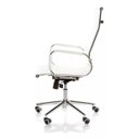 Ver imagem 4 de Cadeira de Escritório Giratoria Eames Branca - Alta | Cromada