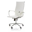 Ver imagem 2 de Cadeira de Escritório Giratoria Eames Branca - Alta | Cromada