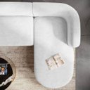 Ver imagem 7 de Sofá Modular Celinne Luxuoso Sala de Estar Decoração Luxo 265cm Bouclé