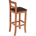 Ver imagem 3 de Banqueta Olímpia em Madeira Maciça Amêndoa