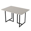 Ver imagem 1 de Mesa para Sala de Jantar 118x80 cm Belle Preto/Off White