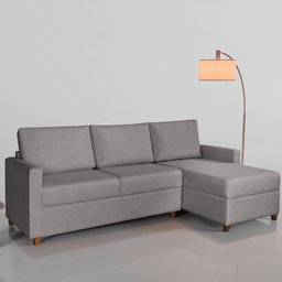 Sofá 3 Lugares com Chaise Moov Yescasa - 1
