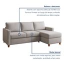 Ver imagem 7 de Sofá 3 Lugares com Chaise Moov Yescasa Cinza Claro