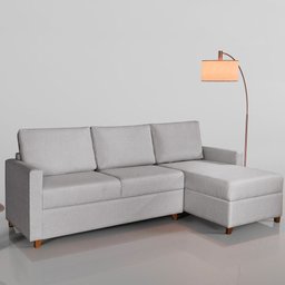 Sofá 3 Lugares com Chaise Moov Yescasa - 1
