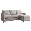 Ver imagem 2 de Sofá 3 Lugares com Chaise Moov Yescasa Cinza Claro