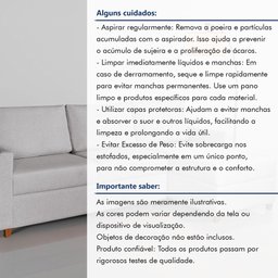 Sofá 3 Lugares com Chaise Moov Yescasa - 9