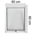 Ver imagem 5 de Janela Alumínio Maxim Ar 80x60cm Natural Brilhante Lux Esquadrias