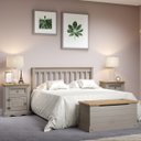 Ver imagem 5 de Baú de Madeira Maciça Cinza Lavado