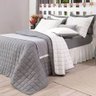 Kit Colcha / Cobre leito King Diana - Lavive Gris - 1