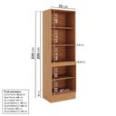 Ver imagem 4 de Torre Quente Planejada 4 Portas 70cm Aroeira CabeCasa MadeiraOriginals Marrom/Cinza Sereno/Cedro