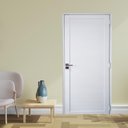 Ver imagem 1 de Porta Lambril de Alumínio 210 x 100cm com Maçaneta Premium Linha 30 Bergamo Abertura Esquerda Branco
