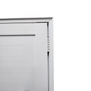 Ver mais imagens de Porta Lambril de Alumínio 210 x 100cm com Maçaneta Premium Linha 30 Bergamo Abertura Esquerda Branco