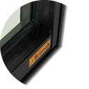 Ver imagem 4 de Janela Alumínio Confort 2F.c/Grade 100 x 80 V.Liso Preto Brimak
