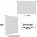 Ver imagem 2 de Cabeceira para Cama Box Casal 182cm Sophy Linho Bege - Sallar Home