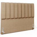 Ver imagem 1 de Cabeceira Cama Box Casal Queen 160 Cm Linho Bege Escuro