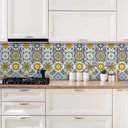 Ver imagem 1 de Adesivo de Azulejo Português Floral Arte Destaque